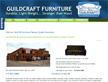Tablet Screenshot of guildcraftfurniture.com